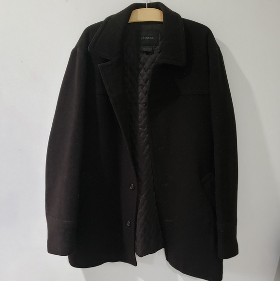 Vintage Express Wool Pea Coat - Picture 2 of 16